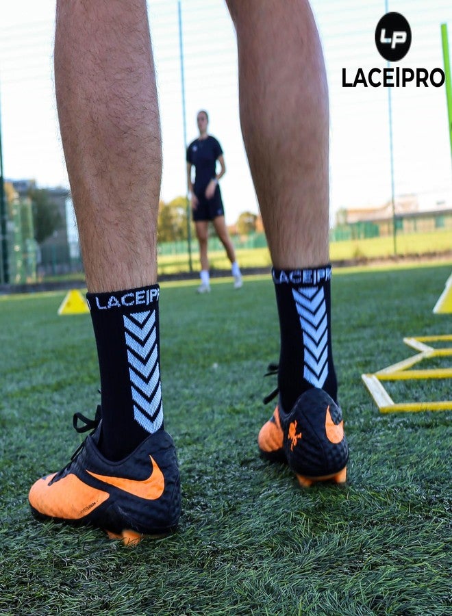 LACE|PRO Grip Socks Soccer Anti Slip Athletic Socks for Men Women Soccer Grip Socks Men and Women Athletic Socks for Football US 8-13 Size - Image 2